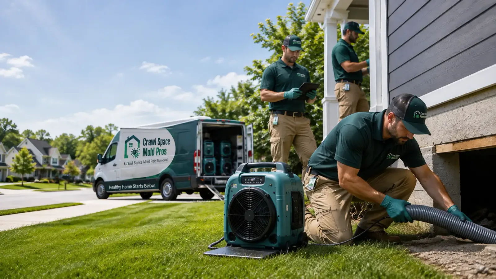 Crawl Space Mold Removal in Ewing, NJ